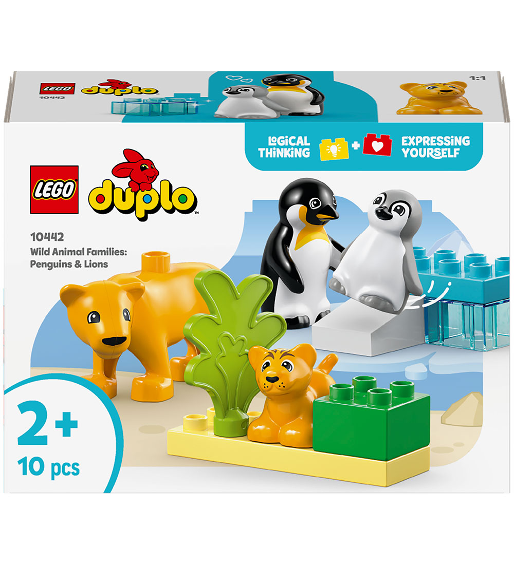 LEGO® DUPLO - Families van wilde dieren: pinguïns en leeuwen 104