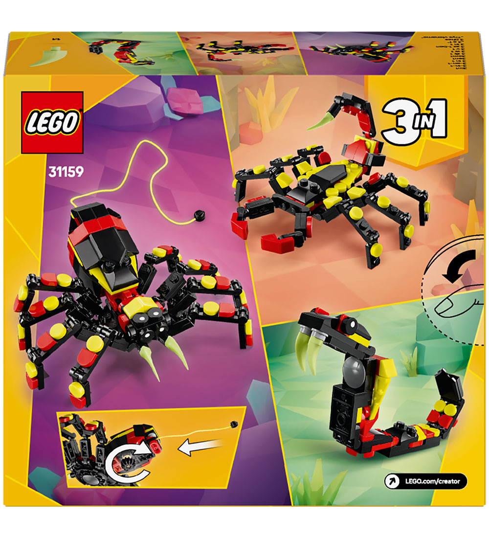 LEGO® Creator - Wild Animals: Surprising Spider 31159 - 3-in-1 -