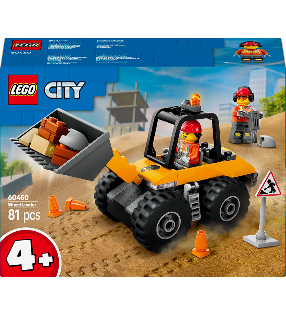 LEGO® City - Yellow Construction Wheel Loader 60450 - 81 Parts