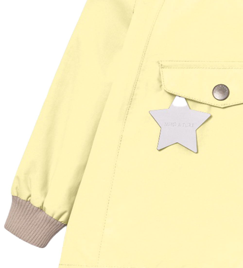 Mini A Ture Lightweight Jacket - MatWai Fleece - Double Cream