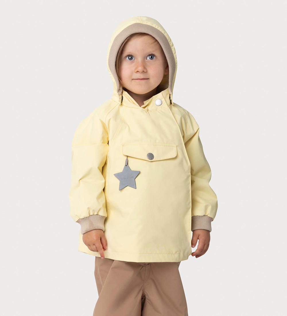 Mini A Ture Lightweight Jacket - MatWai Fleece - Double Cream