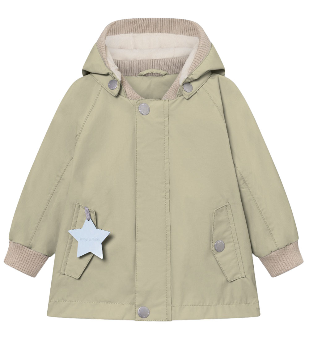 Mini A Ture Lightweight Jacket - MatWally Fleece - Elm Green