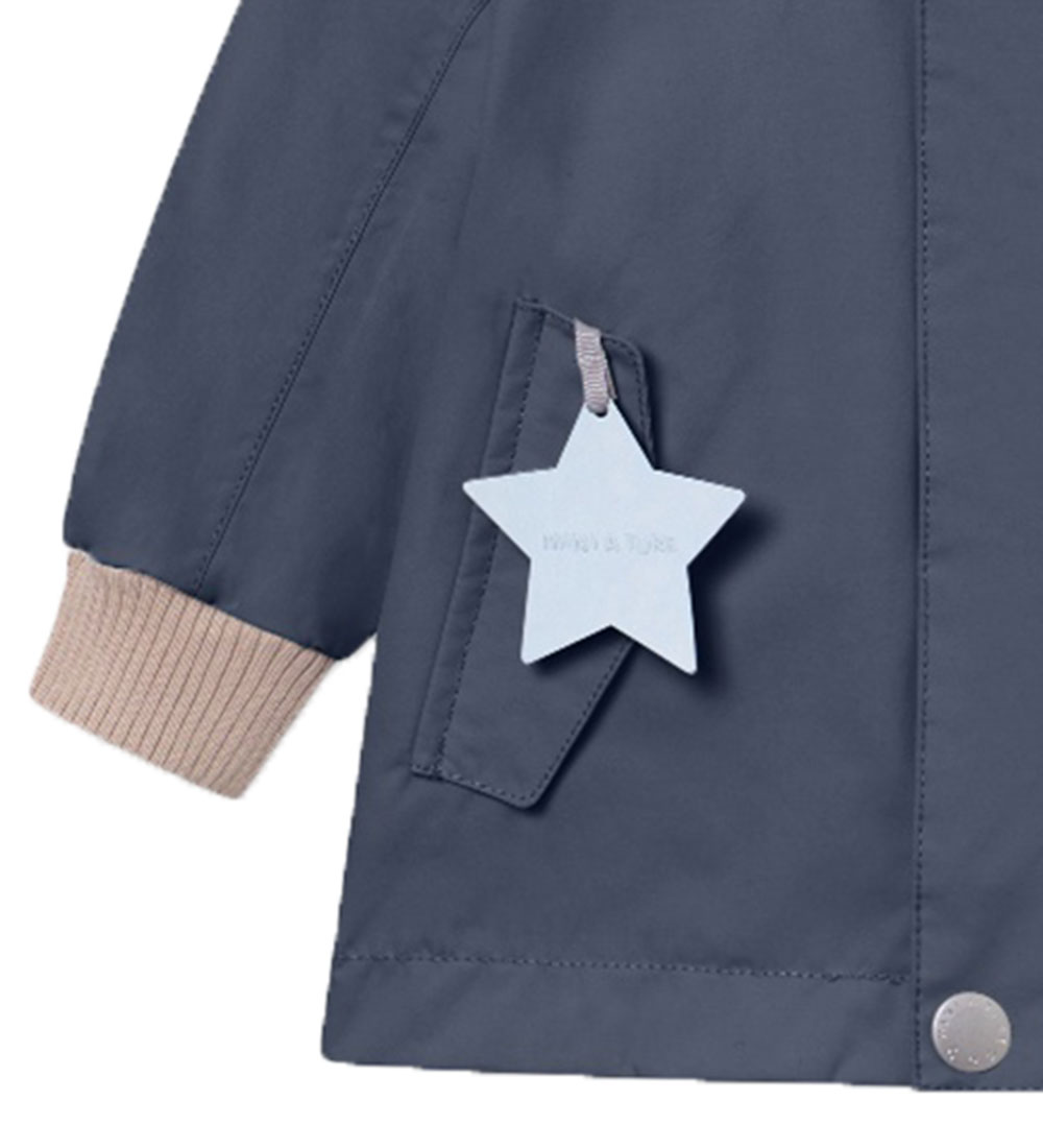 Mini A Ture Lightweight Jacket - MatWally Fleece - Ombre Blue