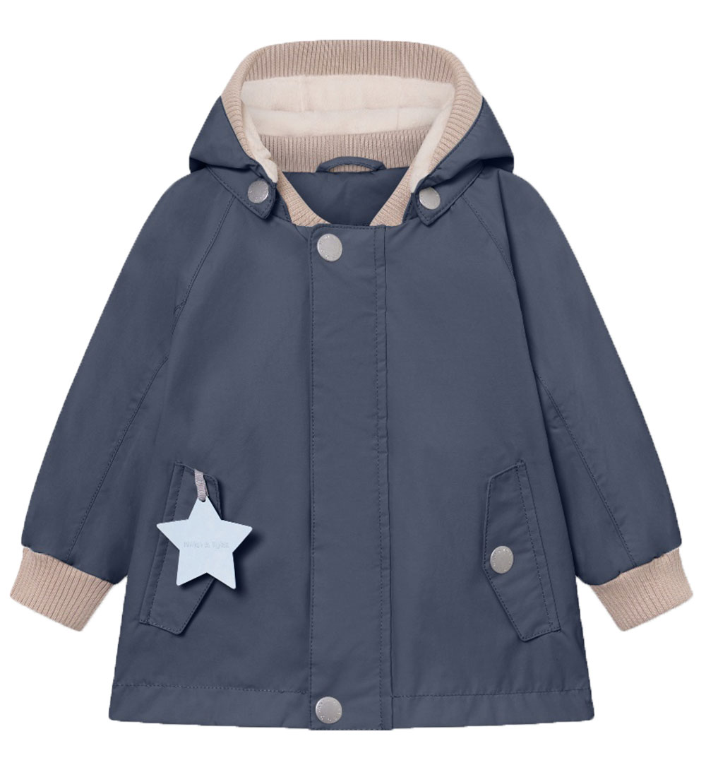 Mini A Ture Lightweight Jacket - MatWally Fleece - Ombre Blue