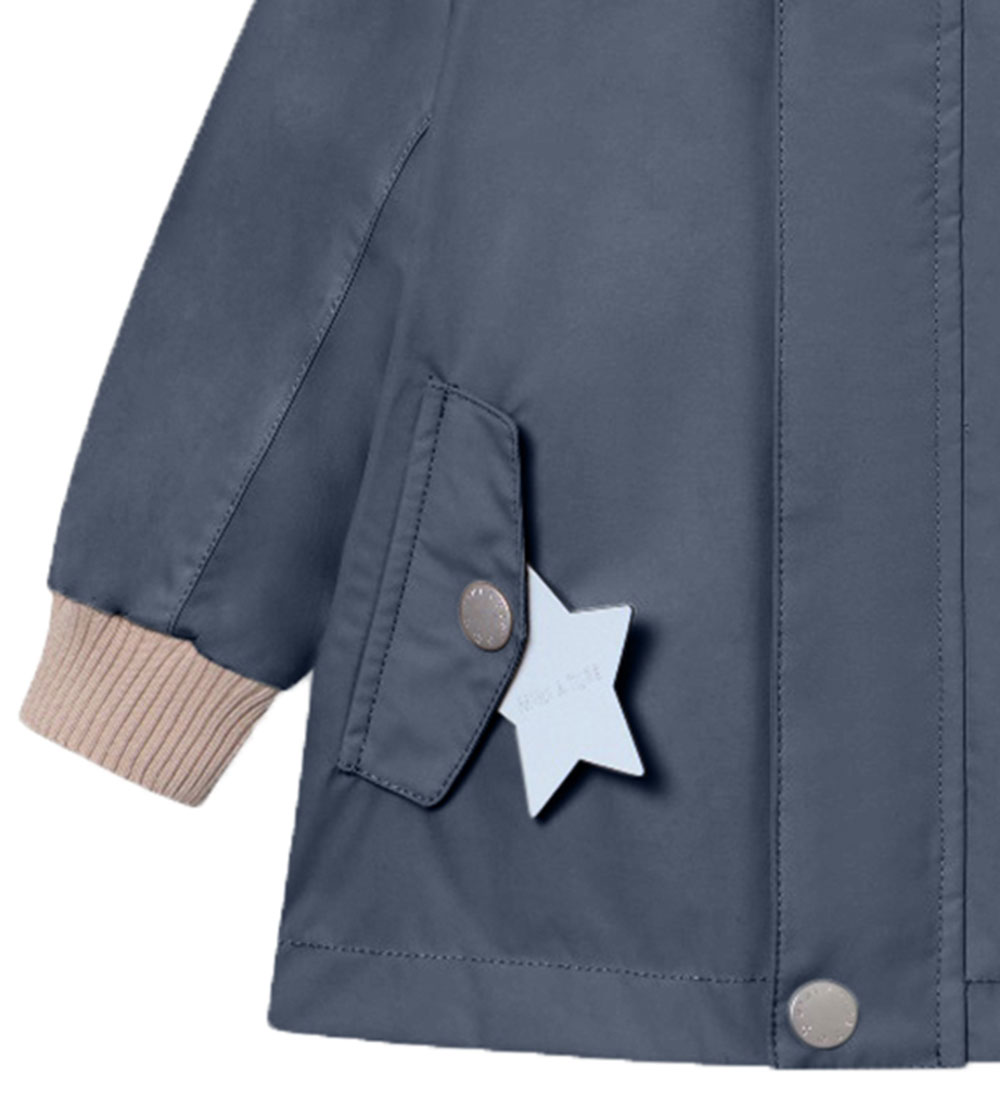 Mini A Ture Lightweight Jacket - MatWally - Ombre Blue