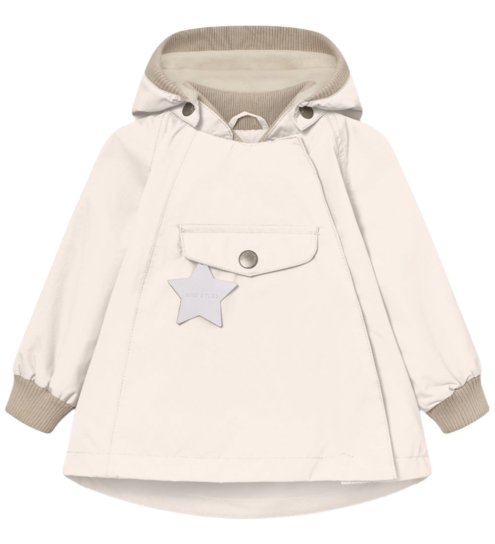 Mini A Ture Lightweight Jacket - MatWai Fleece - Silver Peony
