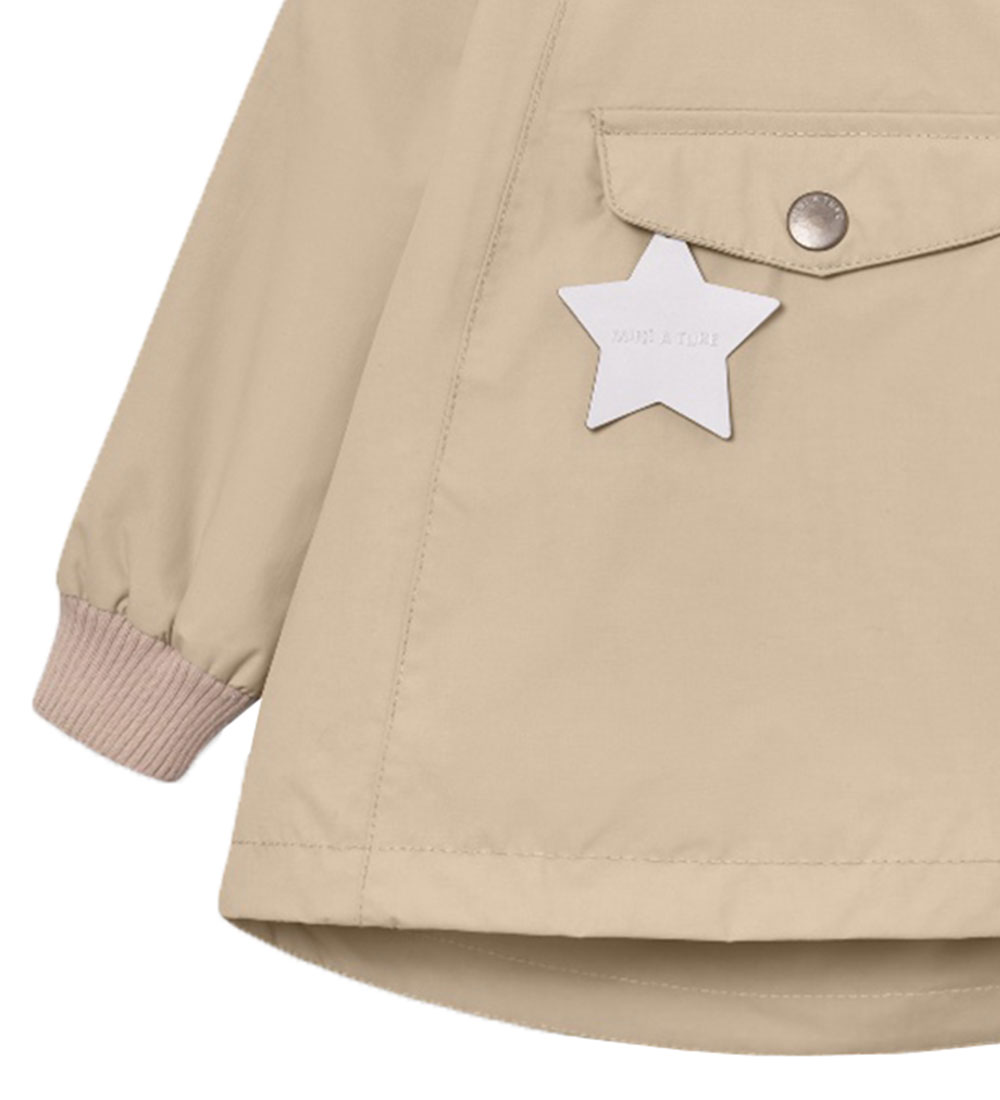 Mini A Ture Lightweight Jacket - MatWai Fleece - Sesame