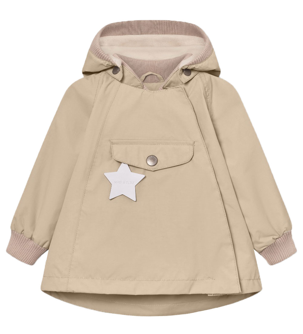 Mini A Ture Lightweight Jacket - MatWai Fleece - Sesame