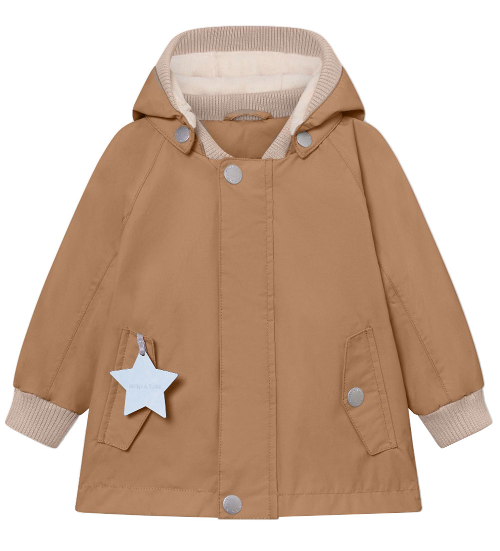 Mini A Ture Lightweight Jacket - MatWally Fleece - Beaver Brown