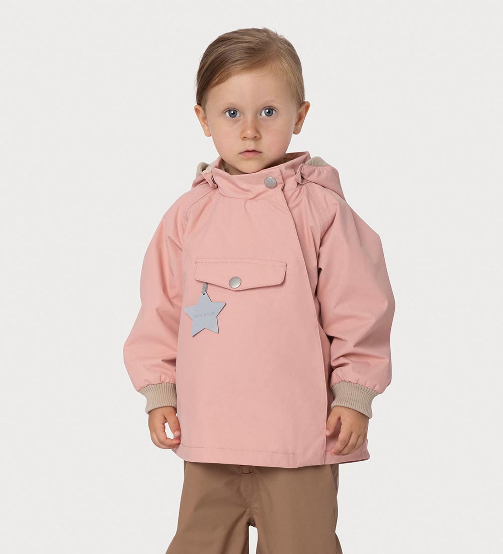 Mini A Ture Lightweight Jacket - MatWai Fleece - Rose Tan