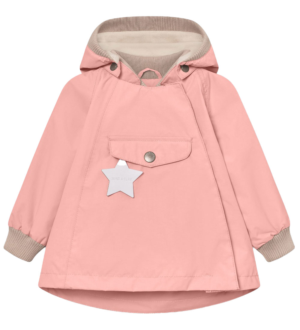 Mini A Ture Lightweight Jacket - MatWai Fleece - Rose Tan
