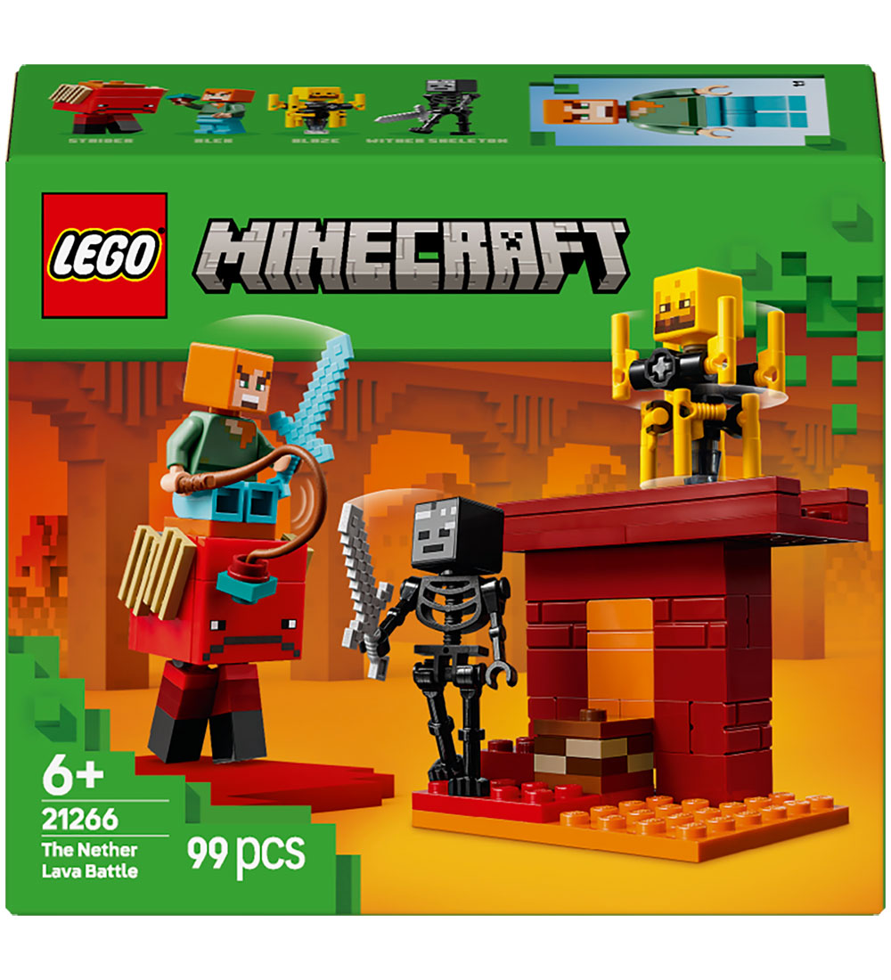LEGO® Minecraft - Das Lava-Duell im Nether 21266 - 99 Teile