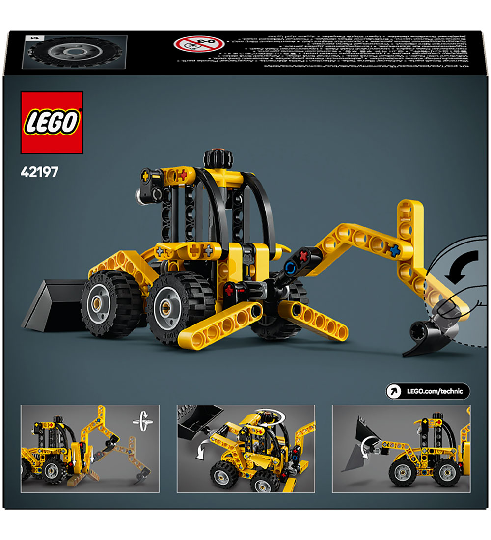 LEGO® Technic - Le tractopelle 42197 - 104 Parties
