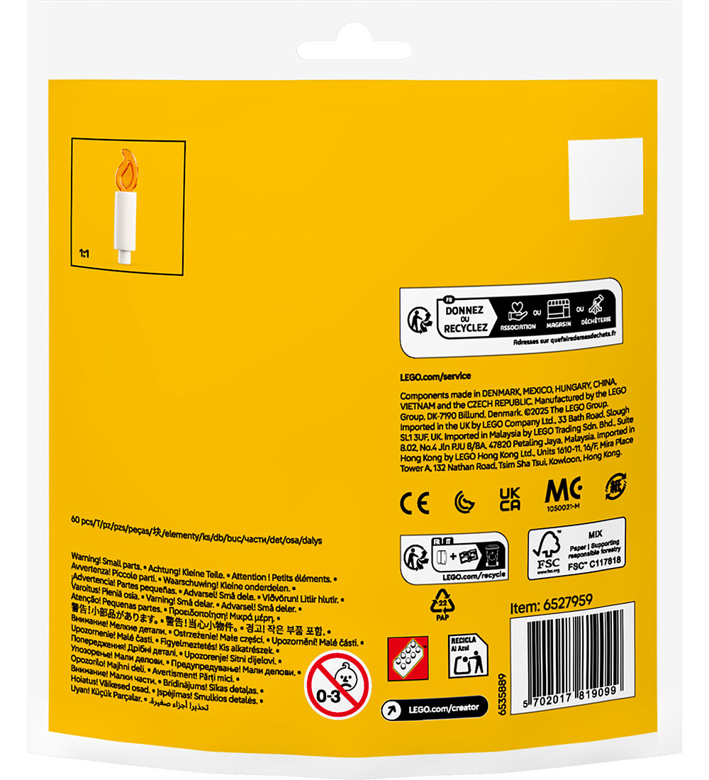 LEGO® Creator - Afmælisveisludýr 30689 - 60 Partar