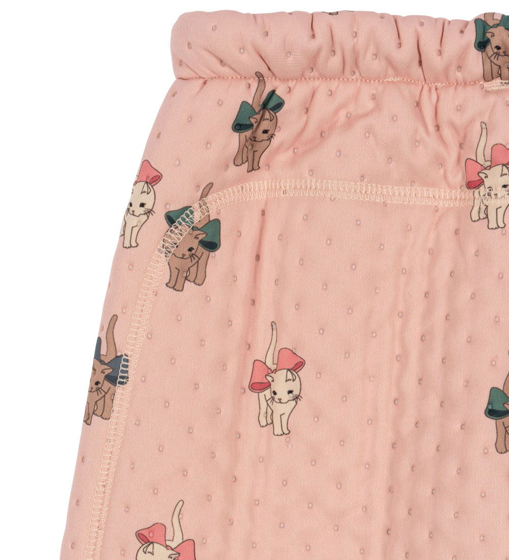 Konges Sløjd Thermohosen - Bow Kitty Pink