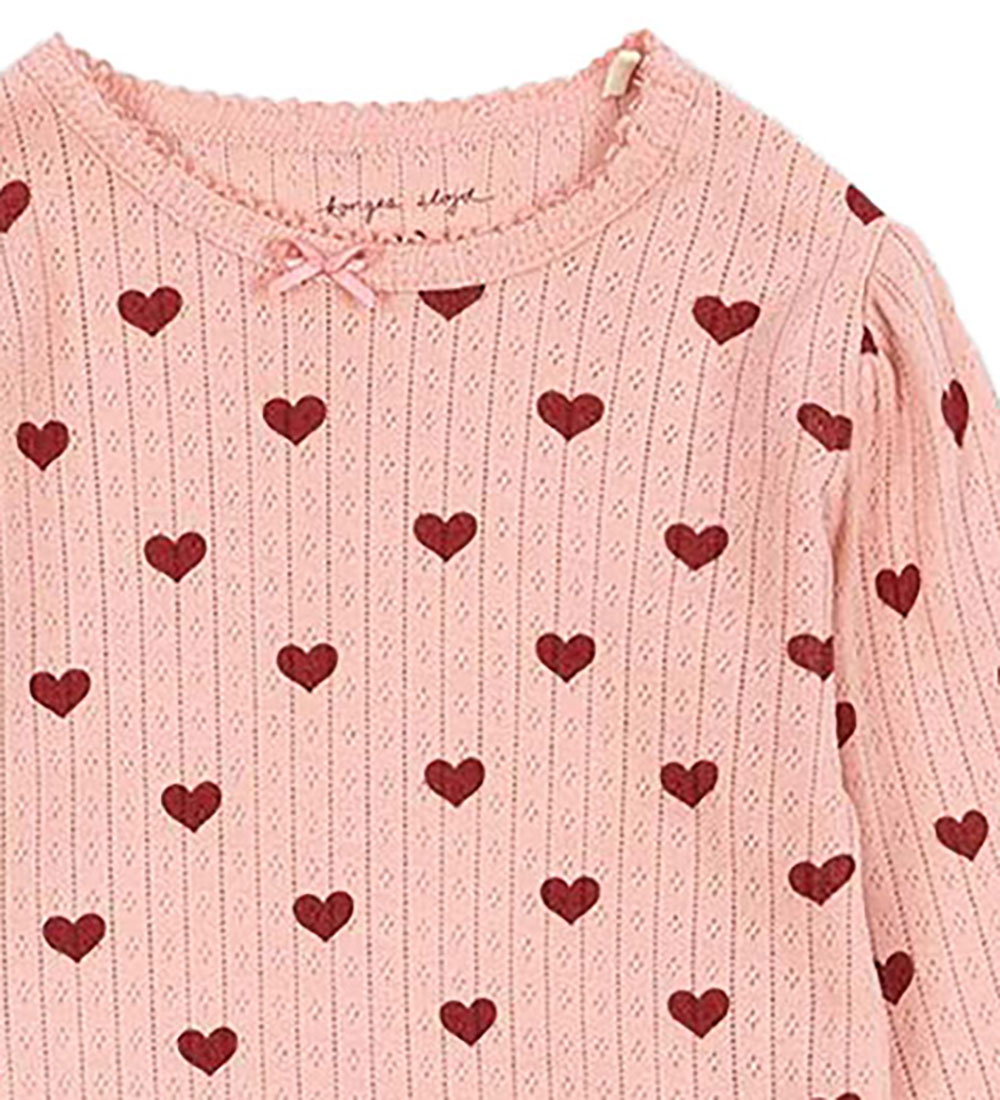 Konges Sløjd Bodysuit L/æ - Minnie - Amour Rouge
