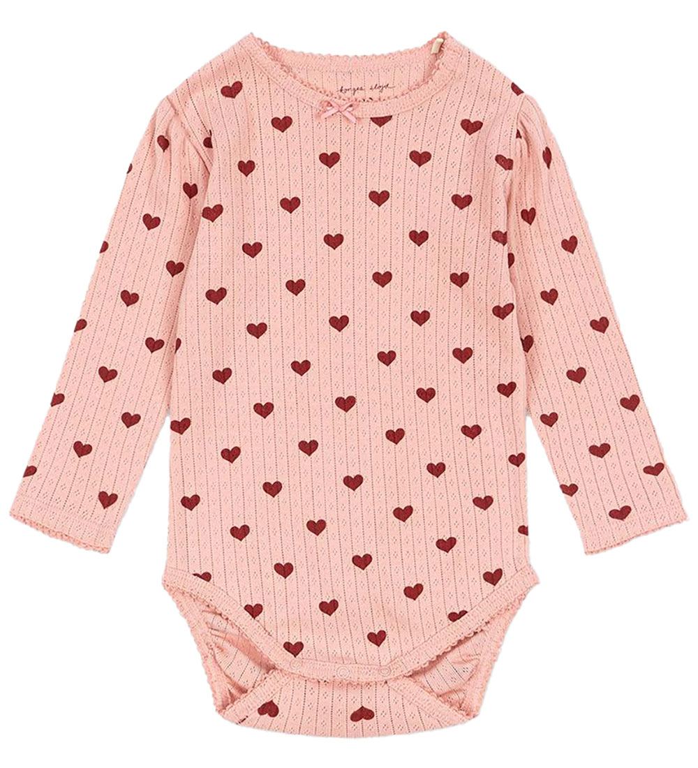 Konges Sløjd Bodysuit L/æ - Minnie - Amour Rouge
