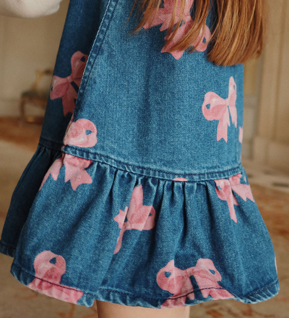 Konges Sløjd Jurk - Denim - Magot - Bella Bow