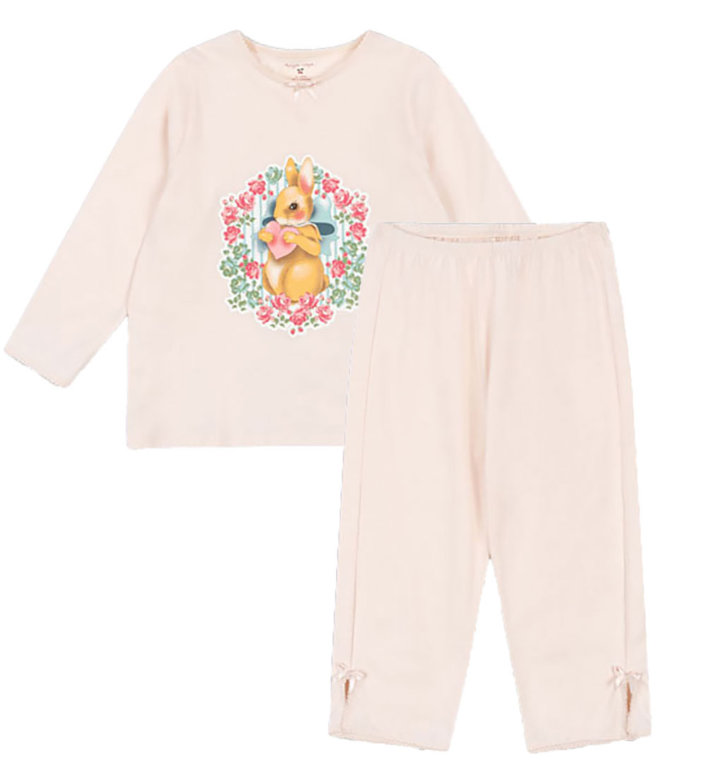 Konges Sløjd Pyjama Set - 2 Parts - Gio Bow - Soft Pink