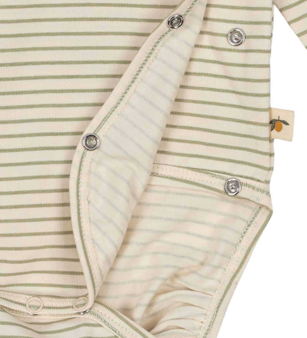 Konges Sløjd Wrap Bodysuit L/æ - Tea Stripe