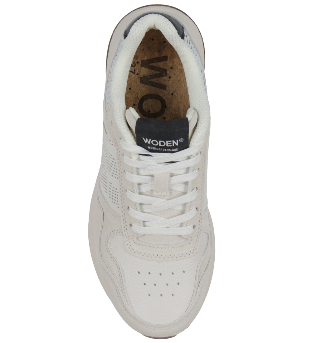 Woden Shoes - Mathilde Runner Leather - Blanc De Blanc