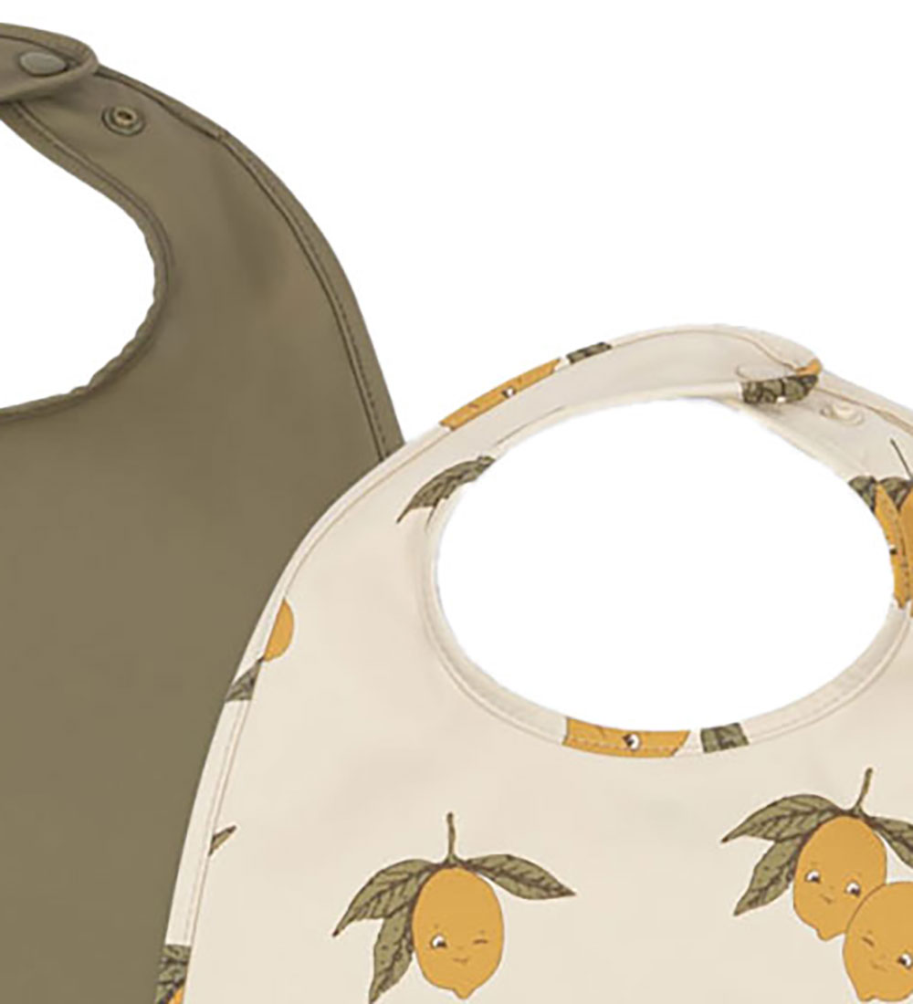Konges Sløjd Bib - 2-Pack - Sweet Duck Sour/Aloe
