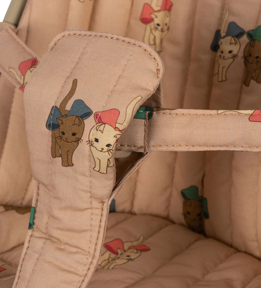 Konges Sløjd Doll Stroller - Bow Kitty Pink