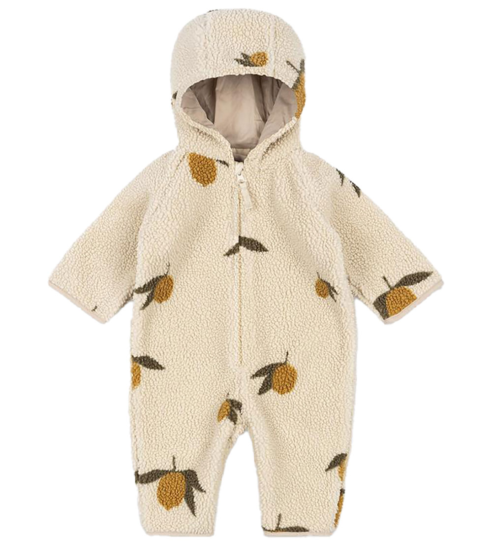 Konges Sløjd Fleece Suit - Jody - Mon Grand Lemon Sage