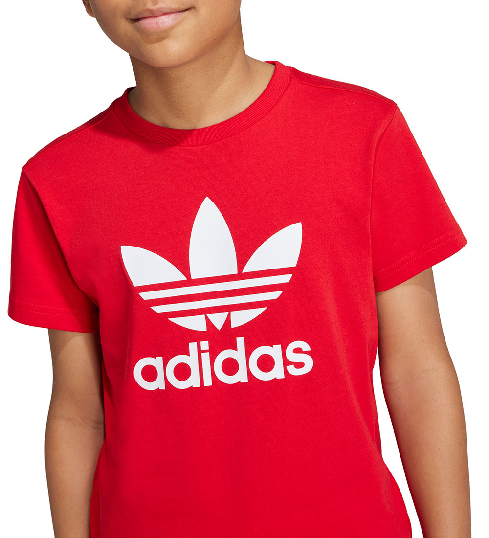 adidas Originals T-paita - Trefoil - Parempi Scarlet