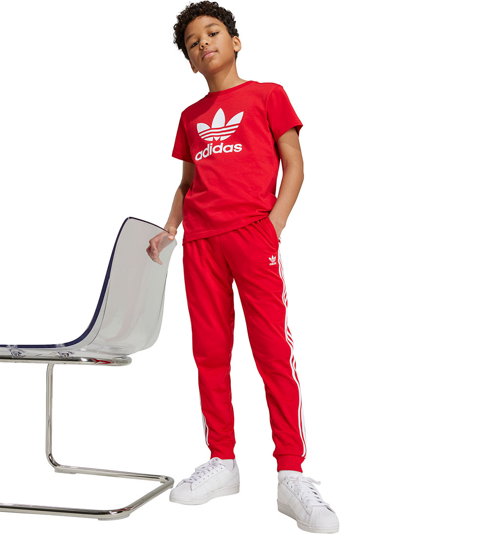 adidas Originals T-paita - Trefoil - Parempi Scarlet