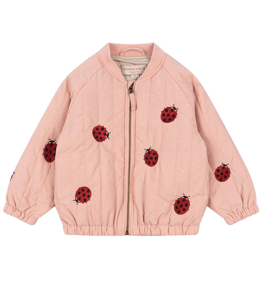 Konges Sløjd Thermo Jacket - Juno Bombs - Mellow Rose w. Ladybug