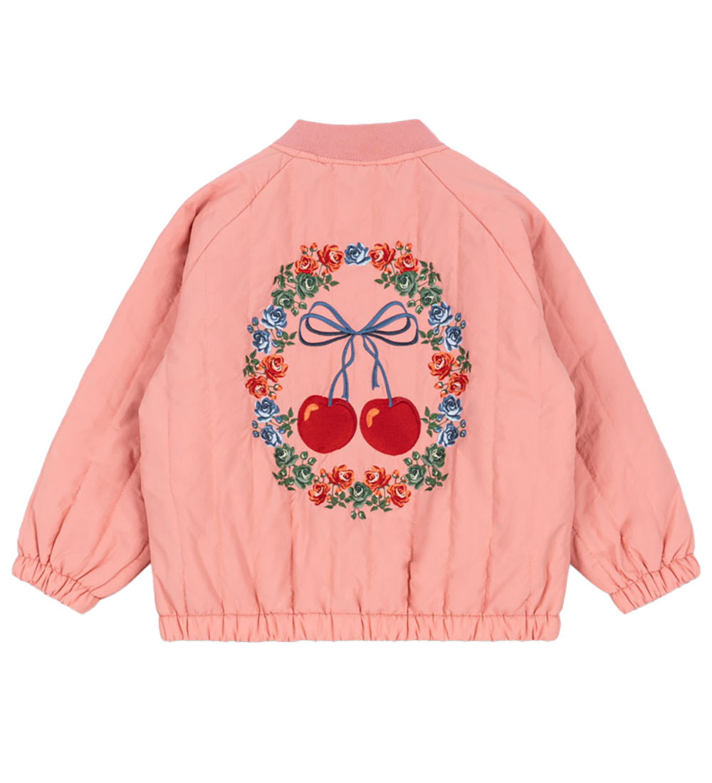 Konges Sløjd Bomber Jacket - Juno - Strawberry Ice w. Print