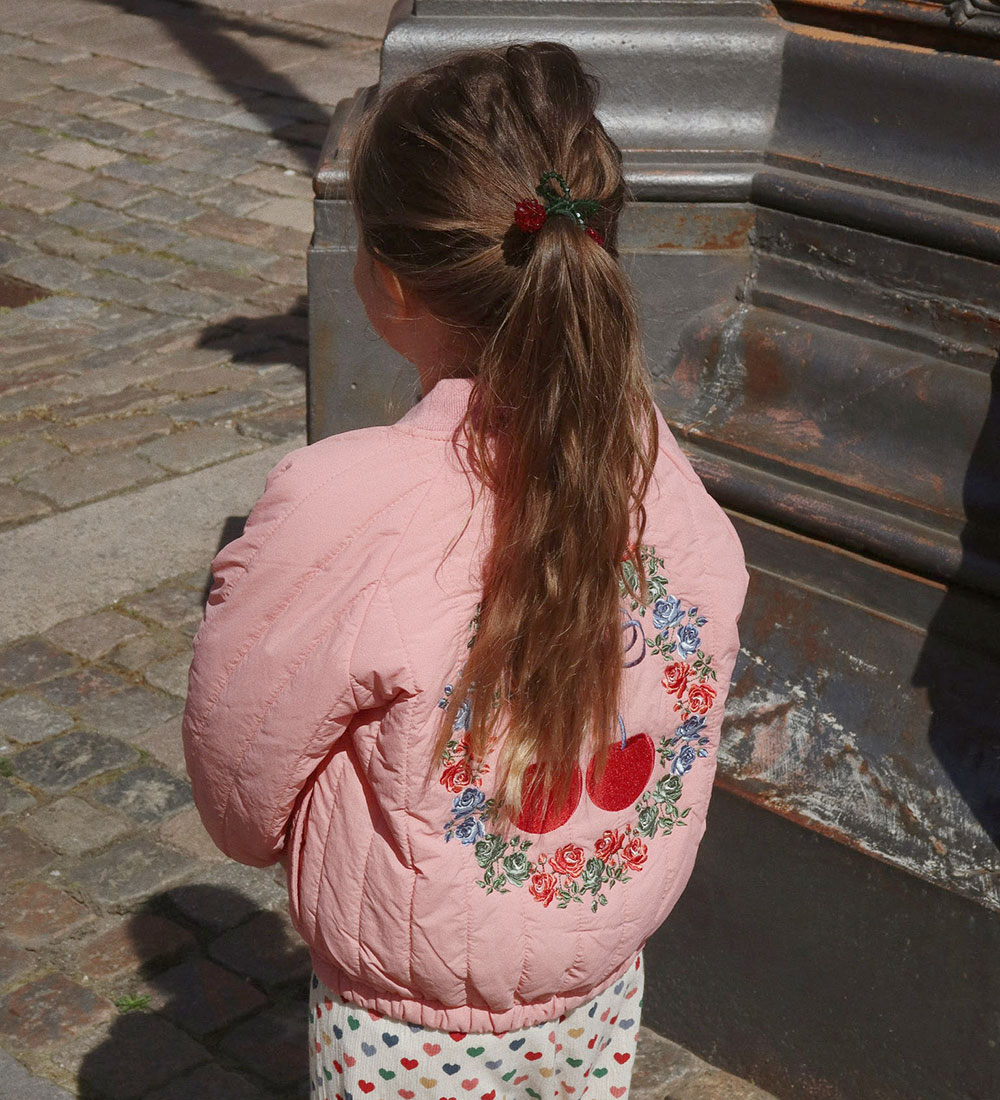 Konges Sløjd Bomber Jacket - Juno - Strawberry Ice w. Print