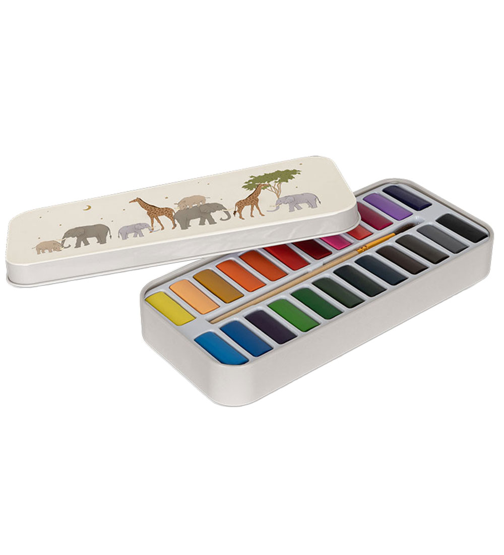 Konges Sløjd Watercolour - 24 pcs - Safari