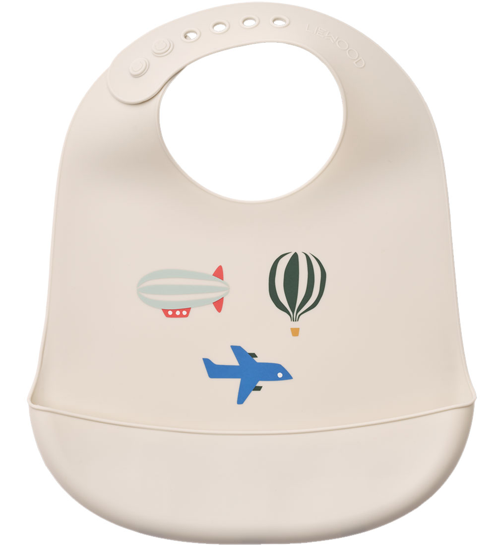 Liewood Bibs - Silicone - 2-Pack - Tilda - Aviator/Ecru