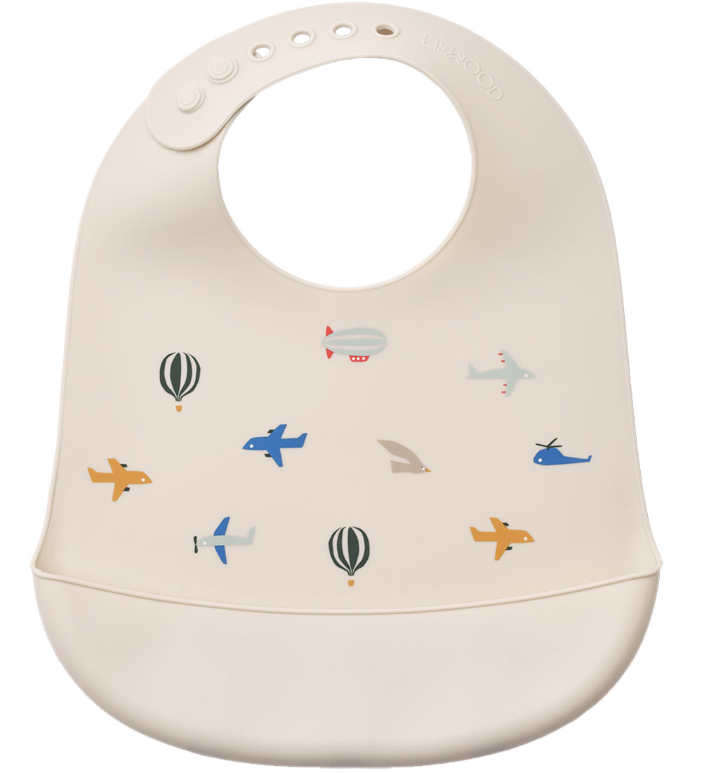 Liewood Bibs - Silicone - 2-Pack - Tilda - Aviator/Ecru