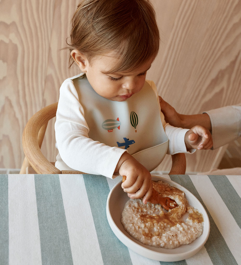 Liewood Bibs - Silicone - 2-Pack - Tilda - Aviator/Ecru