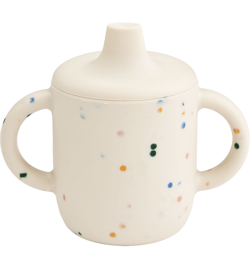 Liewood Cup w. Spout Lid - Neil - Silicone - 150 mL - Splash Dot