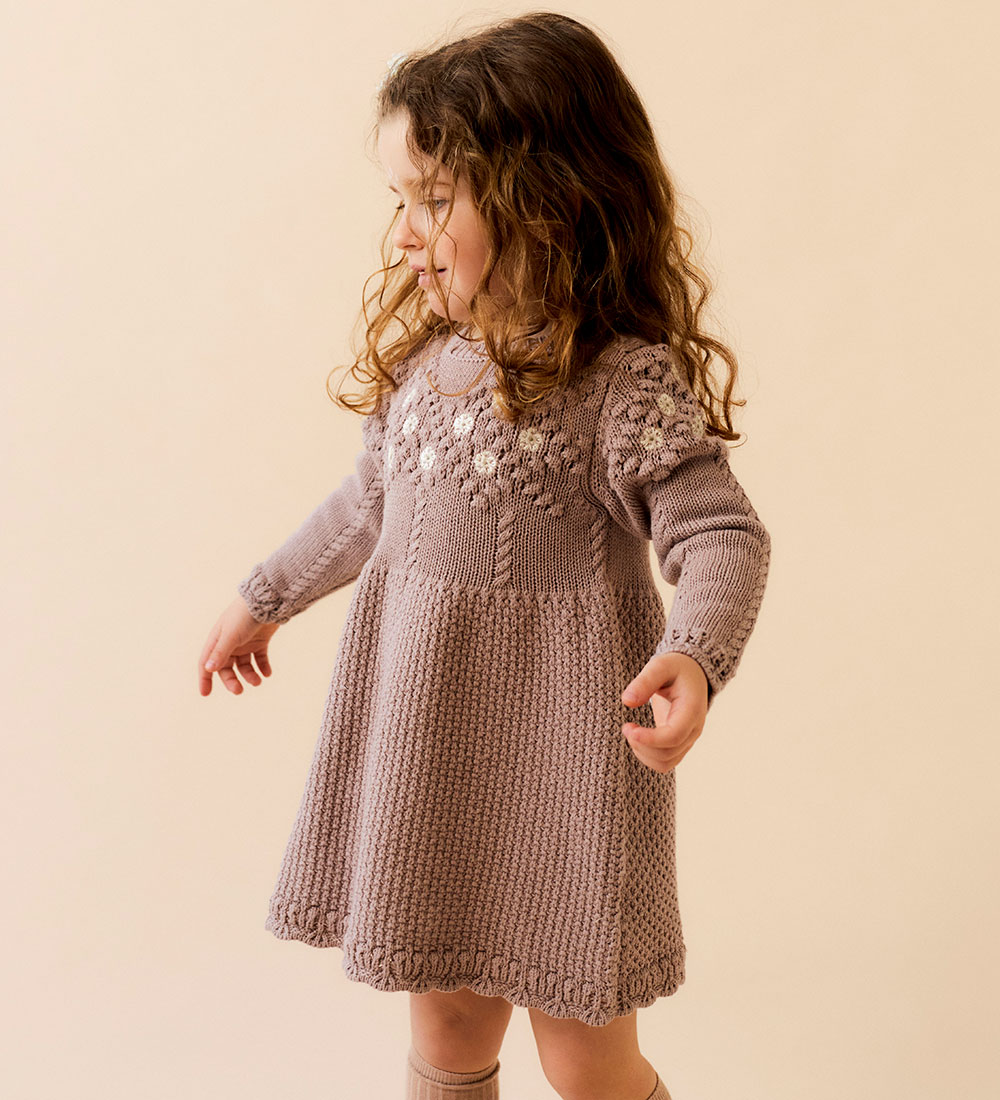 Lil' Atelier Dress - Knitted - NbfBrianna - Etherea