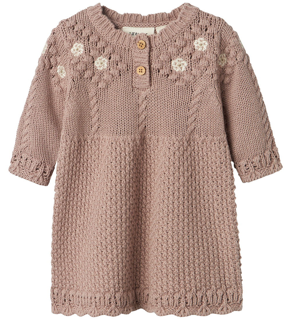 Lil' Atelier Dress - Knitted - NbfBrianna - Etherea