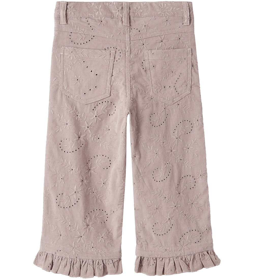 Lil' Atelier Corduroy Trousers - NmfRose - Etherea