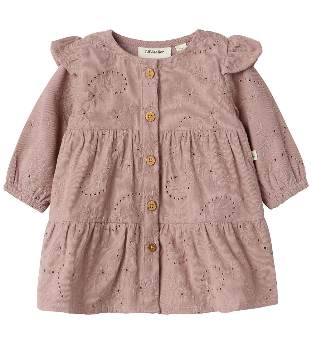 Lil' Atelier Dress - Corduroy - NbfBine - Ethereum