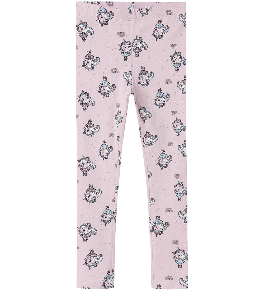 Name It Leggings - NmfVivian - Winsome Orchid/Unicorns