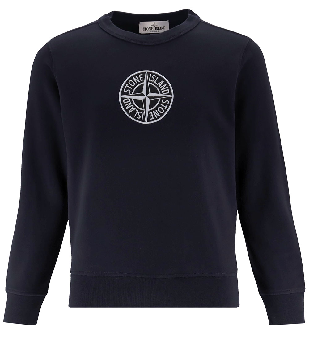 Stone Island Sweatshirt - Navy w. Logo