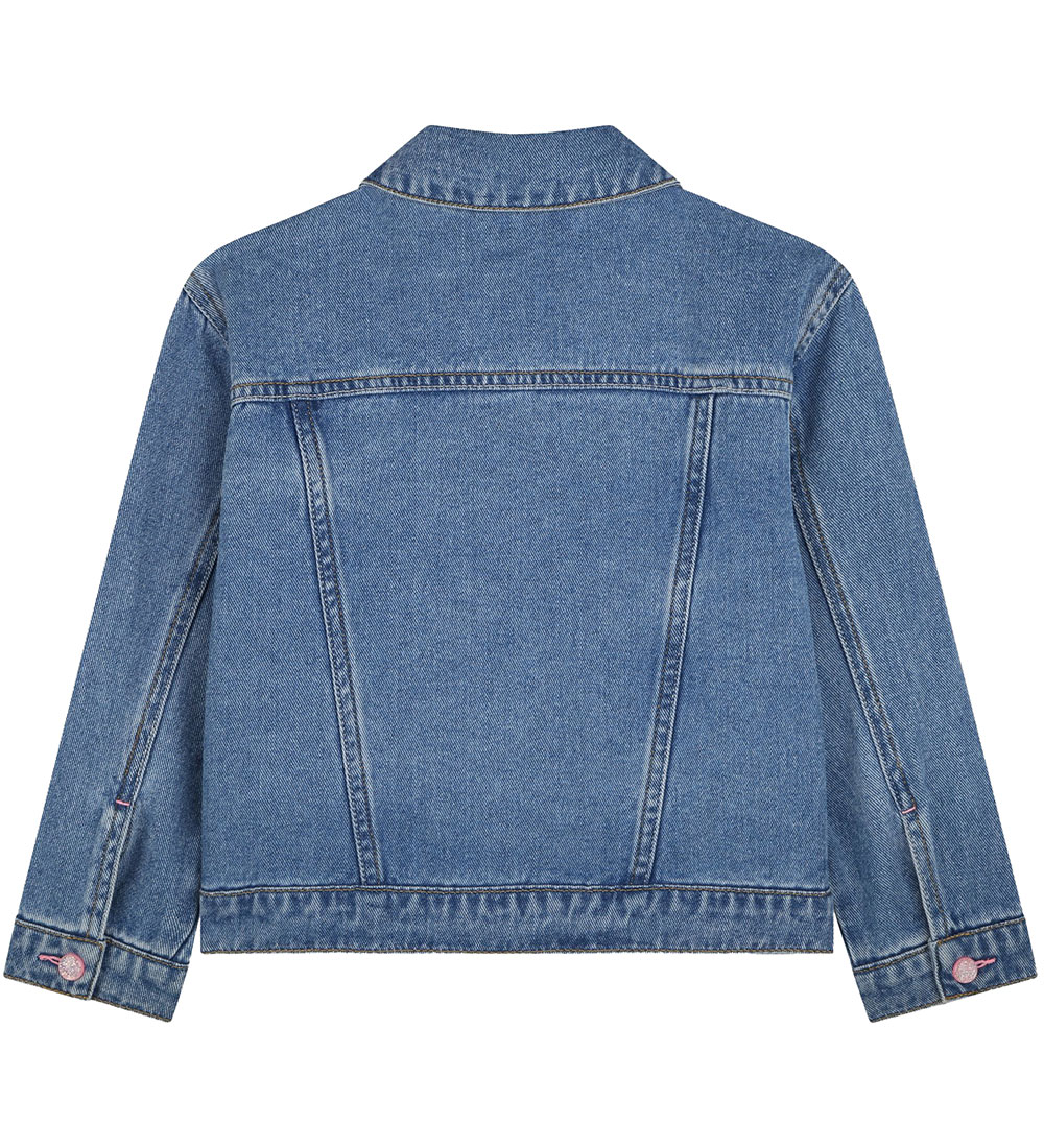Billieblush Denim Jacket - Double Stone/Brush w. Sequins