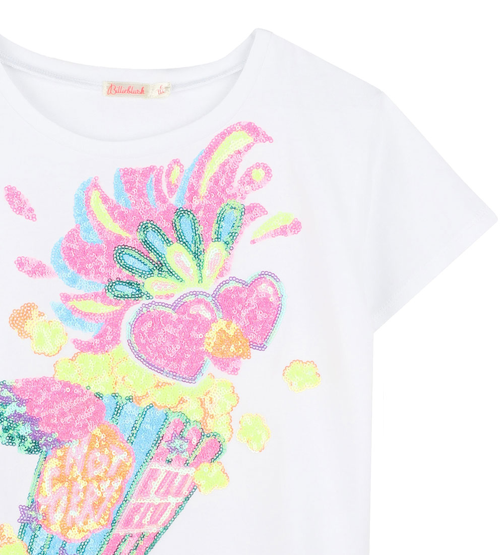Billieblush T-shirt - White w. Sequins