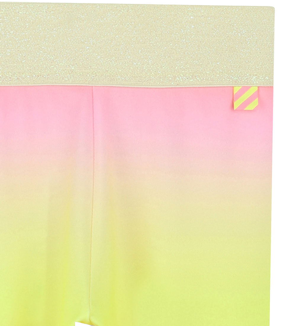 Billieblush Leggings - Lemon w. Stripes