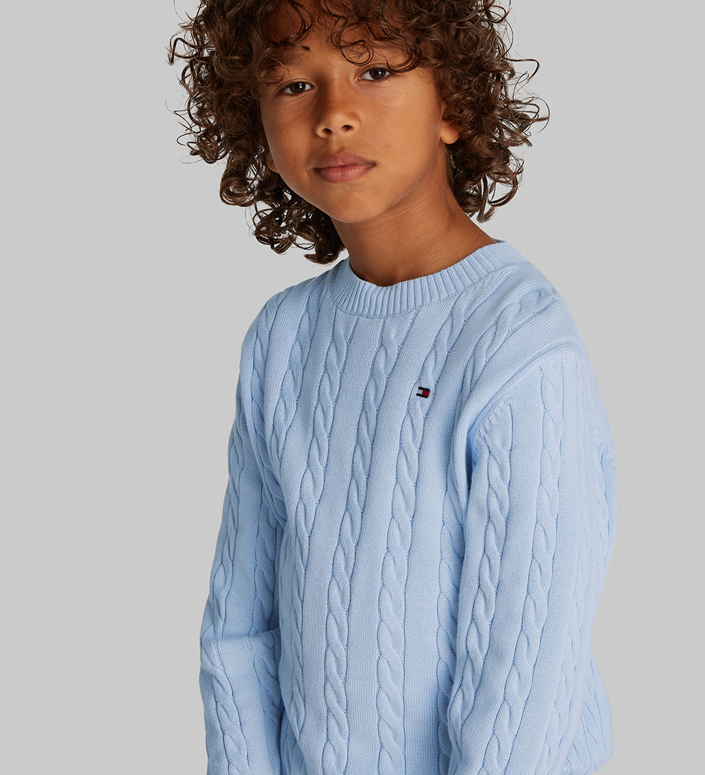 Blouse Tommy Hilfiger - Tricoté - Câble - Breezy Blue