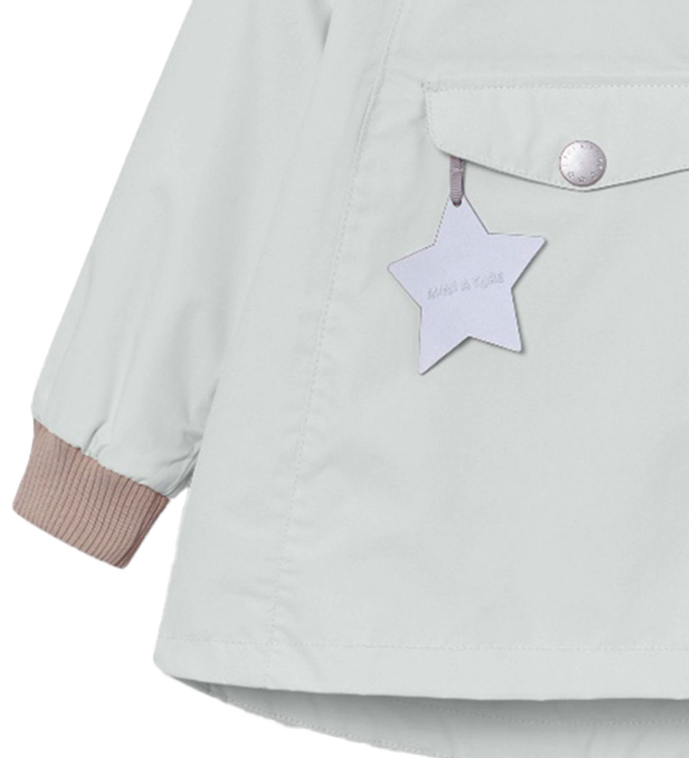 Mini A Ture Lightweight Jacket - MatWai Fleece - Blue Metal