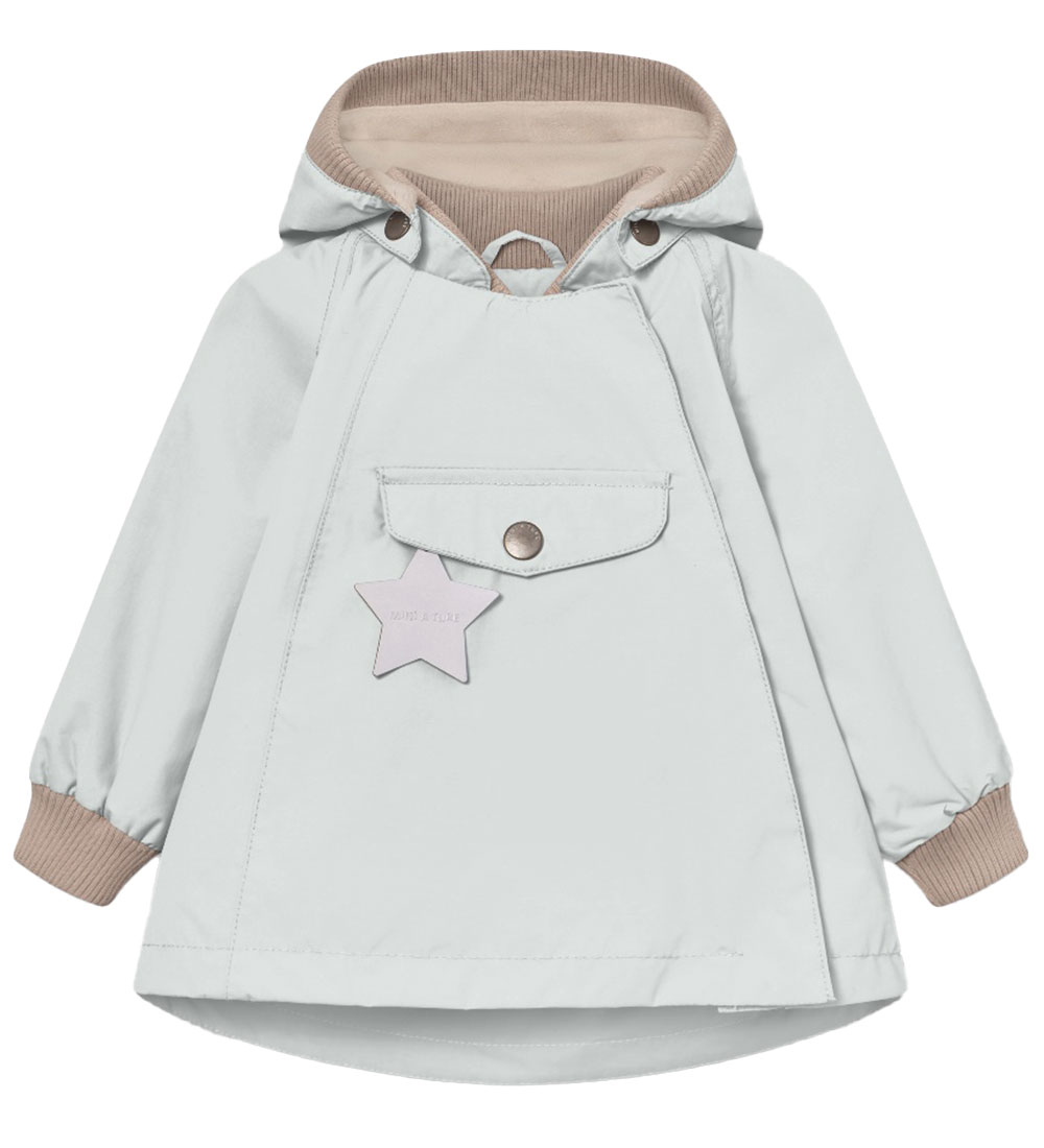 Mini A Ture Lightweight Jacket - MatWai Fleece - Blue Metal